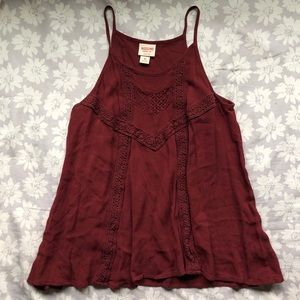 Target Maroon Tank Top